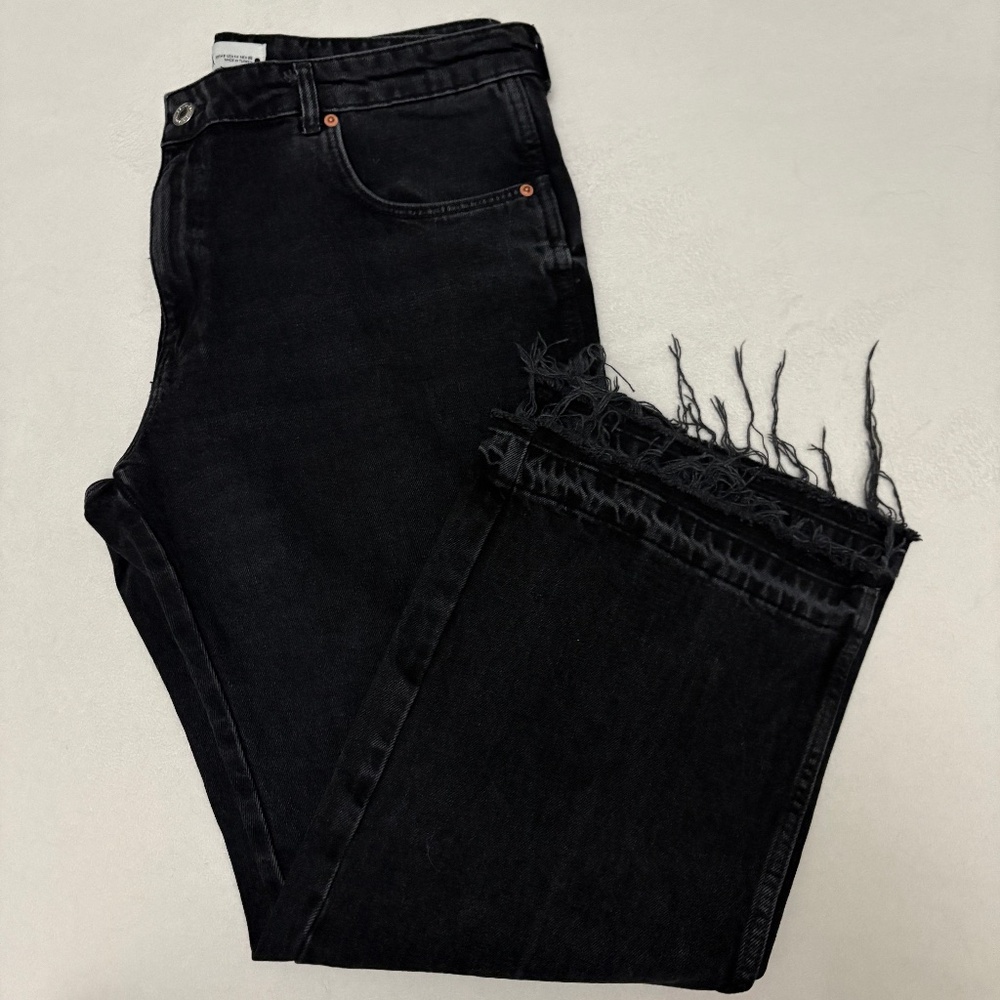 Zara The Ness Cropped Flare Jeans
